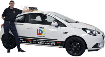 Andy Hankey's driving school car